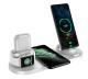 Wireless Charger For IPhone Fast Charger For Phone Fast Charging Pad For Phone Watch 6 In 1 Charging Dock Station - Black / 10w / USB