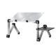 Laptop Table Stand With Adjustable Folding Ergonomic Design Stand Notebook Desk For Ultrabook Netbook Or Tablet With Mouse Pad - Black / 420 2pcs