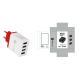 USB Charger Quick Charge 3.0 4 Phone Adapter For Tablet Portable Wall Mobile Charger Fast Charger - EU / Blue and box / Q1pc