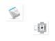 USB Charger Quick Charge 3.0 4 Phone Adapter For Tablet Portable Wall Mobile Charger Fast Charger - EU / Blue and box / Q1pc