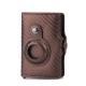 Multifunctional Card Holder Airtag Mens Short Card Holder Wallet Air Tag - Black
