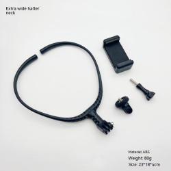 Halter Sports Camera Collar Mobile Phone Bracket 360 Camera Outdoor Luer Accessories - Simple Halter And Clip