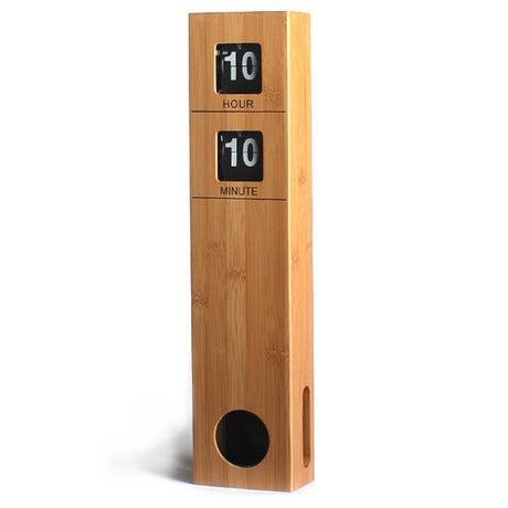 Bamboo Clock Bamboo Clock Bamboo Craft Wall Clock - Wood color