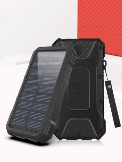 Fast charging compass power bank - Black / 16000mAH