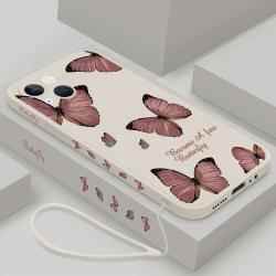 Butterfly Phone Case For IPhone 14 Pro Max 11 12 13 Pro Max - White B / Iphone14 pro max