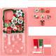 Diy Cream Gel Mobile Phone Case Set Cute Element Resin Accessories - Bowknot Christmas bell materia / IPhone X