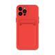 Simple Pure Color Liquid Silicone Phone Case - White / IPhone XR
