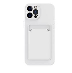 Simple Pure Color Liquid Silicone Phone Case - White / IPhone13PRO MAX