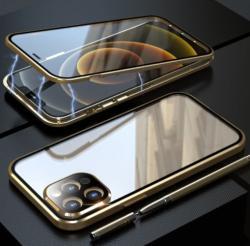 Double-sided Glass For  11 Mobile Phone Case - Golden / Iphone11