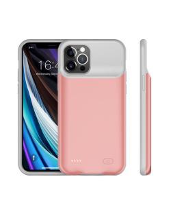 Shockproof Silicone Battery Charger Case - Pink / IPhone XR