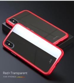 Magnetic Tempered Glass Shell Screen Protector - Red / Iphone13mini