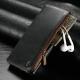 Leather case flip phone case - Black