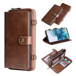 Phone Wallet Card Flip Phone Holster - Brown / Iphone12Mini