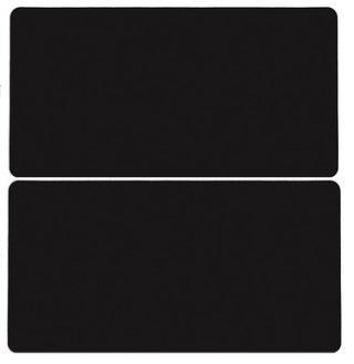 Oversized mouse table mat double sided - Black / 1200x600mm
