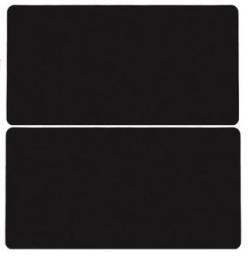 Oversized mouse table mat double sided - Black / 600x300mm
