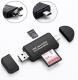 Smart Three-In-One Multi-Function Card Reader - Black / 1
