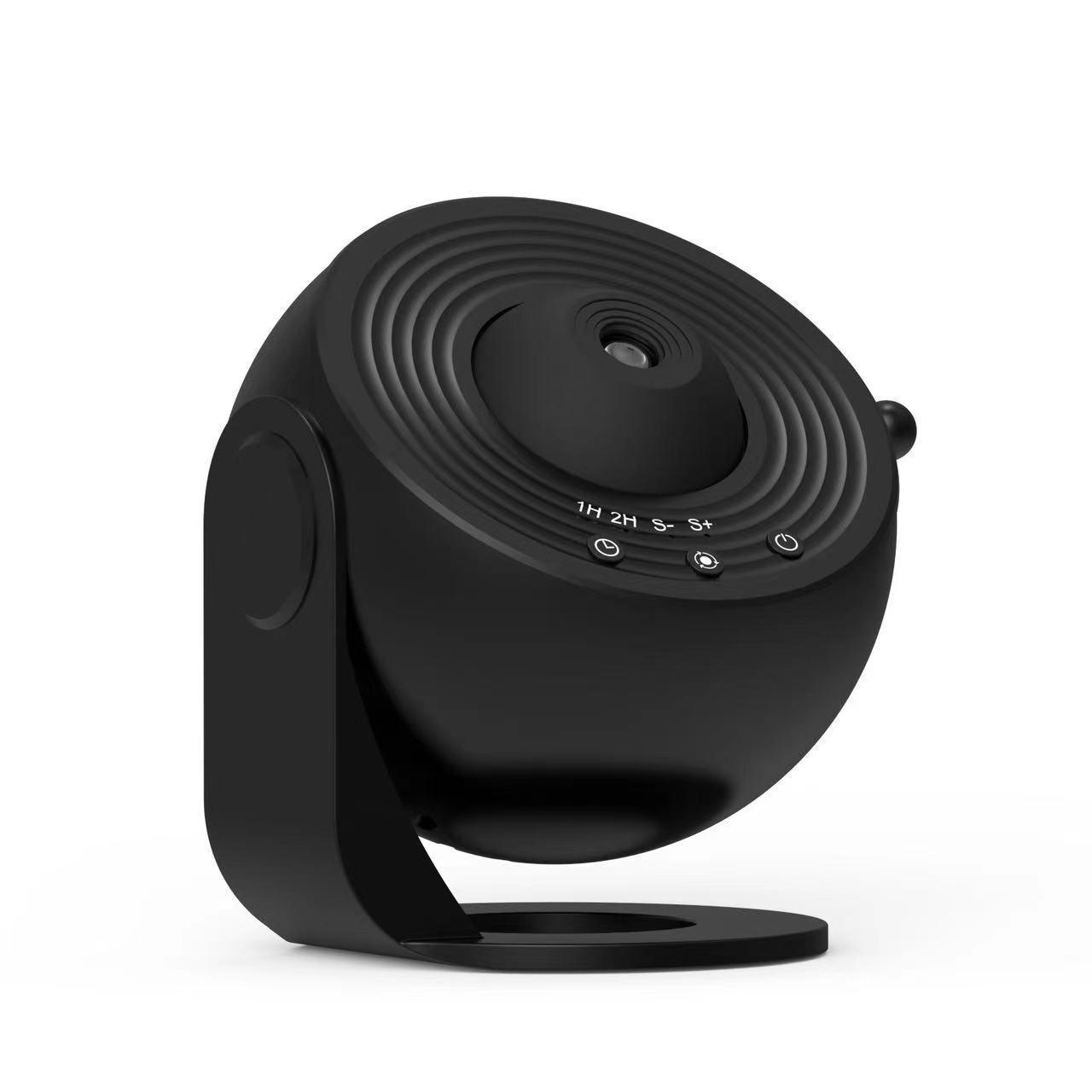 Night Light Galaxy Projector Starry Sky Projector 360 Rotate Planetarium Lamp For Kids Bedroom Valentines Day Gift Wedding Deco - Black / USB