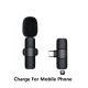 Wireless Lavalier Microphone Portable Audio Video Recording Mini Mic For I Phone Android Long Battery Life Live Broadcast Gaming - For IOS