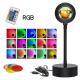 Sunset Projection Lamp Sunset Projector Night Light Wall Decoration Lighting - rainbow / 5V