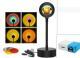 Sunset Projection Lamp Sunset Projector Night Light Wall Decoration Lighting - rainbow / 5V