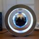 Round LED World Map Floating Globe Magnetic Levitation Light Anti Gravity Magic - Black English EU