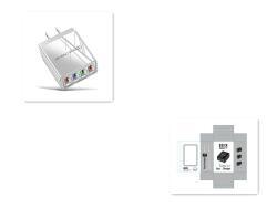 USB Charger Quick Charge 3.0 4 Phone Adapter For Tablet Portable Wall Mobile Charger Fast Charger - US / Grey and box / Q1pc