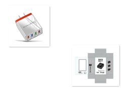 USB Charger Quick Charge 3.0 4 Phone Adapter For Tablet Portable Wall Mobile Charger Fast Charger - US / Red and box / Q1pc
