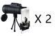 Compatible with Apple, Monocular Telescope Zoom Scope with Compass Phone Clip Tripod - 1 pc