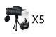 Compatible with Apple, Monocular Telescope Zoom Scope with Compass Phone Clip Tripod - 1 pc