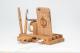 Compatible with Apple , Bamboo, wood andMobile applewatch bracket charging wooden bracket multi-function flat cell phone base - default