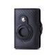 Multifunctional Card Holder Airtag Mens Short Card Holder Wallet Air Tag - Black