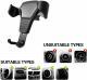 Universal Car Mount Holder Stand Air Vent Cradle For Mobile Cell Phone Gravity Car Mount Air Vent Phone Holder For I Phone X XR XS Max S Amsung S10 Note9 - default