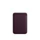 For Magsafe Magnetic Luxury Leather Card Holder Wallet Case For 14 Pro Max 13 12 Phone Bag Adsorption Accessories Cover - Midnight