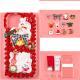 Diy Cream Gel Mobile Phone Case Set Cute Element Resin Accessories - Bowknot Christmas bell materia / IPhone X