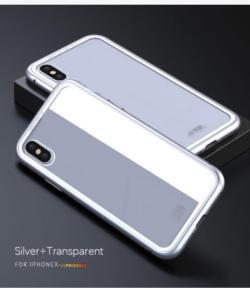 Magnetic Tempered Glass Shell Screen Protector - Silver / Iphone14pro