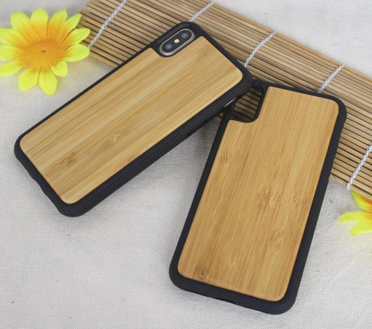 Wooden case TPU phone case - Bamboo / IPhone X XS