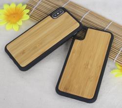 Wooden case TPU phone case - Bamboo / IPhone X XS