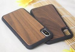 Wooden case TPU phone case - Walnut / iPhone8 7 plus
