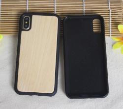Wooden case TPU phone case - White / iPhone6 6s plus