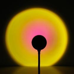 Sunset Projection Lamp Sunset Projector Night Light Wall Decoration Lighting - Sun / 5V