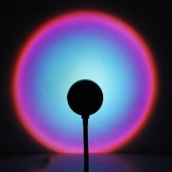 Sunset Projection Lamp Sunset Projector Night Light Wall Decoration Lighting - rainbow / 5V