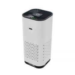 Car Air Purifier Portable Negative Ion Generator Remove Formaldehyde Dust Smoke Air Freshen Washer For Home Car - White