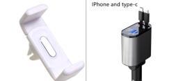 Metal Car Charger 100W Super Fast Charging Car Cigarette Lighter USB And TYPE-C Adapter - White2 / 100W
