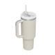 40 Oz Tumbler With Handle Straw Insulated, Stainless Steel Spill Proof Vacuum Coffee Cup Tumbler With Lid Tapered Mug Gifts For Valentine Lover Suitable For Car Gym Office Travel