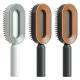 Self Cleaning Hair Brush For Women One-key Cleaning Hair Loss Airbag Massage Scalp Comb Anti-Static Hairbrush