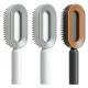Self Cleaning Hair Brush For Women One-key Cleaning Hair Loss Airbag Massage Scalp Comb Anti-Static Hairbrush