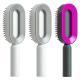 Self Cleaning Hair Brush For Women One-key Cleaning Hair Loss Airbag Massage Scalp Comb Anti-Static Hairbrush