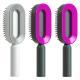 Self Cleaning Hair Brush For Women One-key Cleaning Hair Loss Airbag Massage Scalp Comb Anti-Static Hairbrush