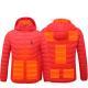 Winter Heated Jacket USB Electric Cotton Coat Zip-up Heater Thermal Clothing Heating Vest For Men