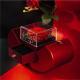 Fashion Jewelry Box Red Apple Christmas Gift Necklace Eternal Rose For Girl Mothers Day Valentines Day Gifts With Artificial Flower Rose Flower Jewelry Box